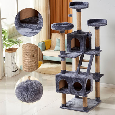 kupować Cat Tree Scratc Fur Rope Post Wykonany z materiału pluszowego dla zrównoważonego życia produkcja online