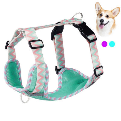 2023 Chengbei's Pet Supplies Dog Leash Vest z odblaskowym paskiem i solidnym wzorem