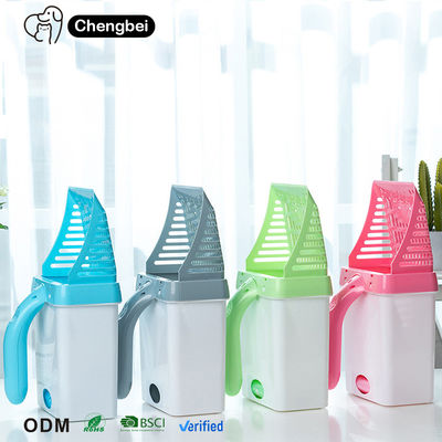 Zielona zrównoważona łopatka z pudełkiem na śmieci dla kotów ABS łopatka do śmieci dla kotów Easy