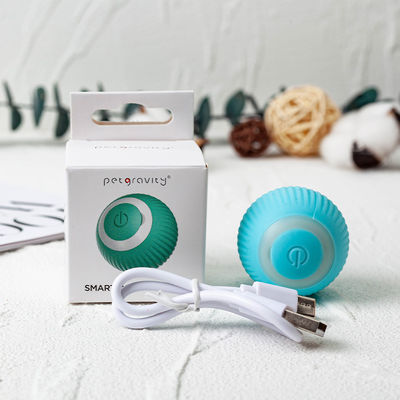 Elektryczne kocie zabawki piłeczkowe dla kotów Produkty dla kotów domowych w kolorze różowym i niebieskim